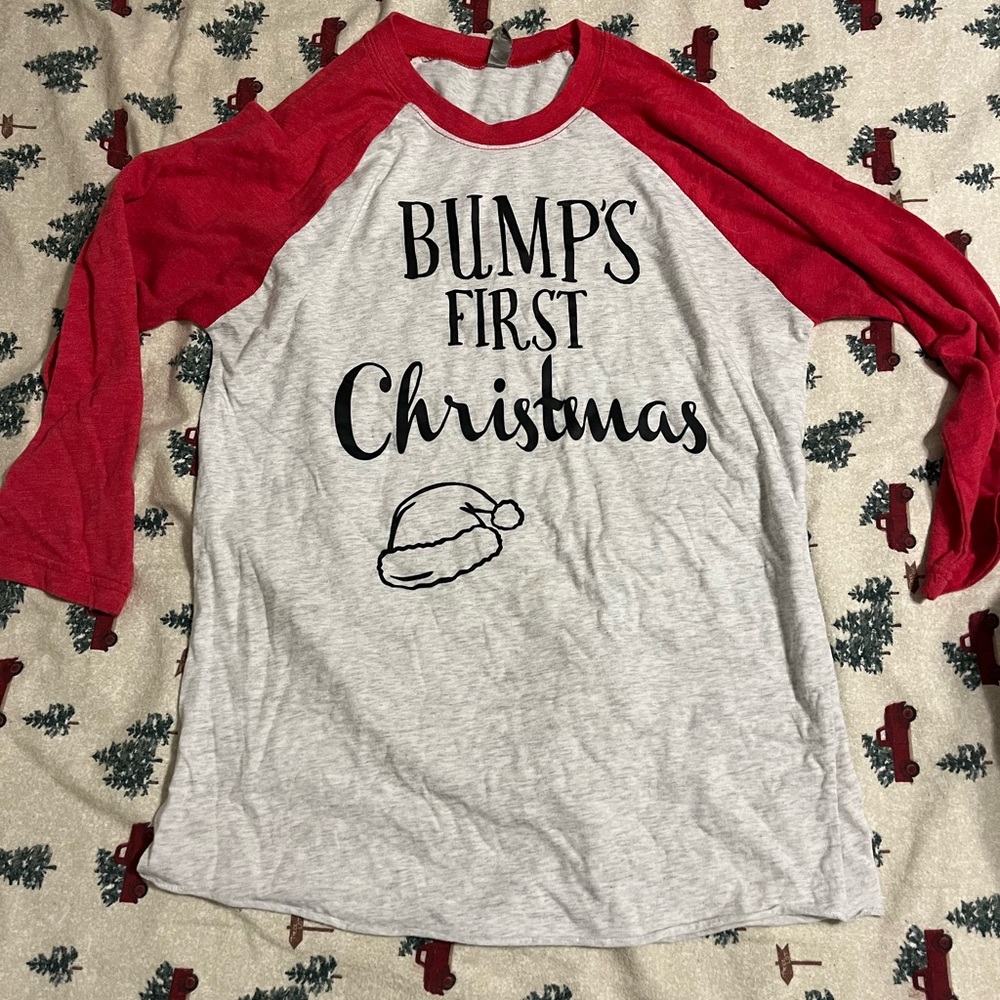 Bump’s first Christmas shirt